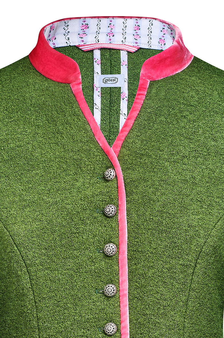 g-ssl-junge-walkjacke-damen-gr-n-samt-tailliert image 3