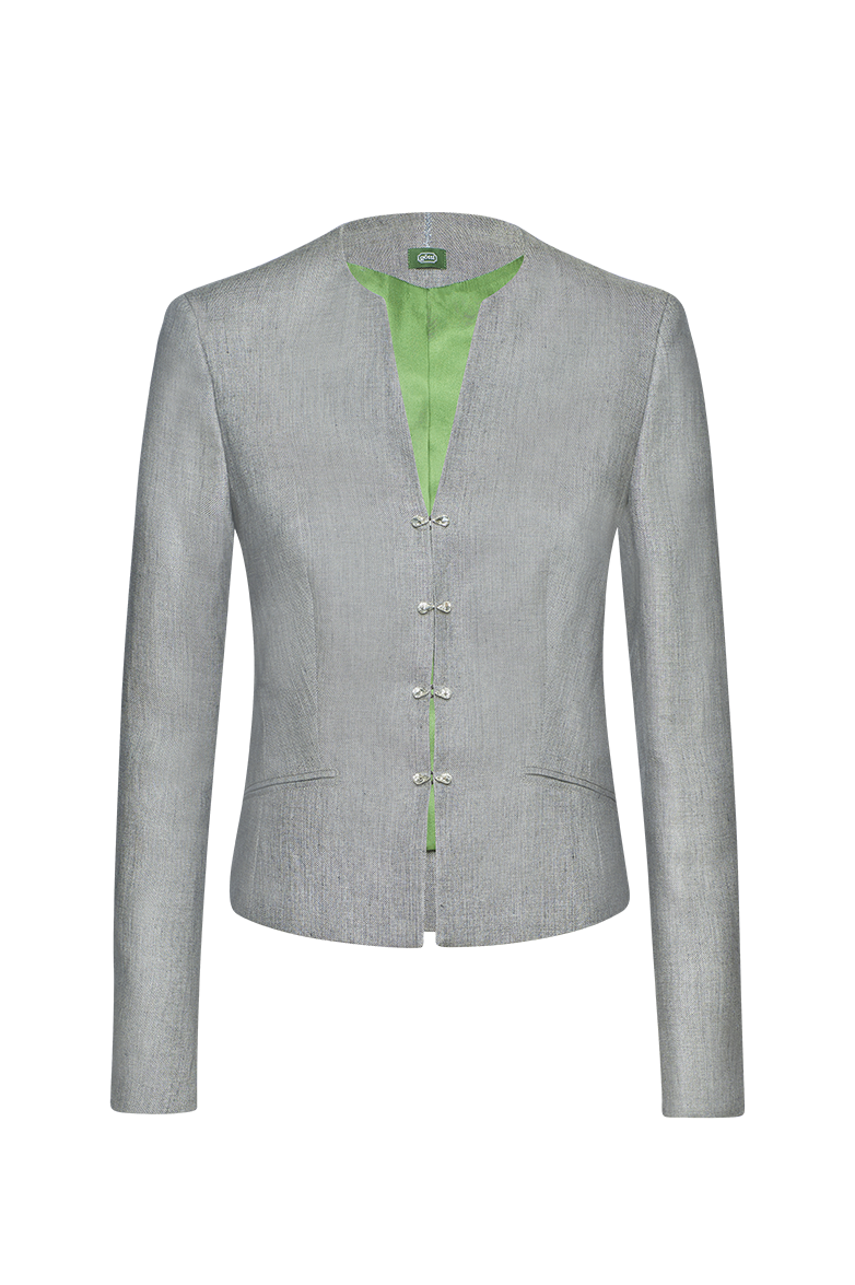 g-ssl-lichterglanz-leinenjacke-damen-grau-mit-strass image 1