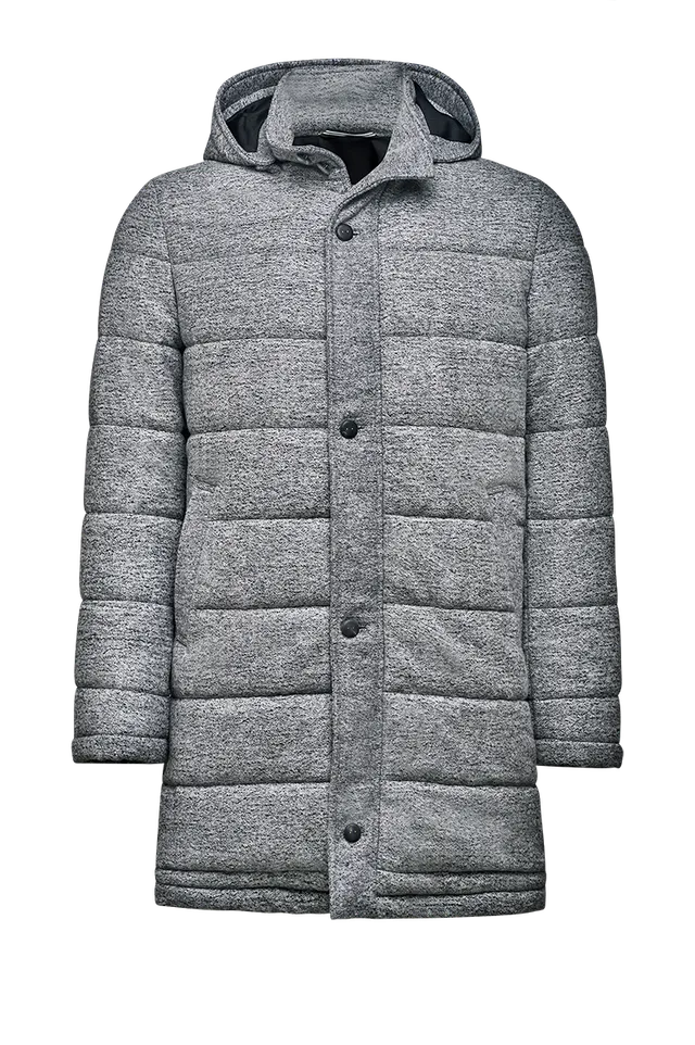 g-ssl-schladminger-steppmantel-herren-grau-schwarz-mit-kapuze image 1