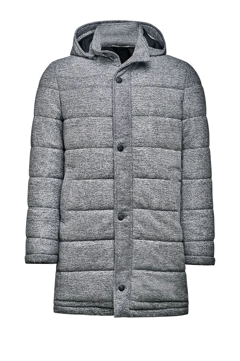 g-ssl-schladminger-steppmantel-herren-grau-schwarz-mit-kapuze image 1