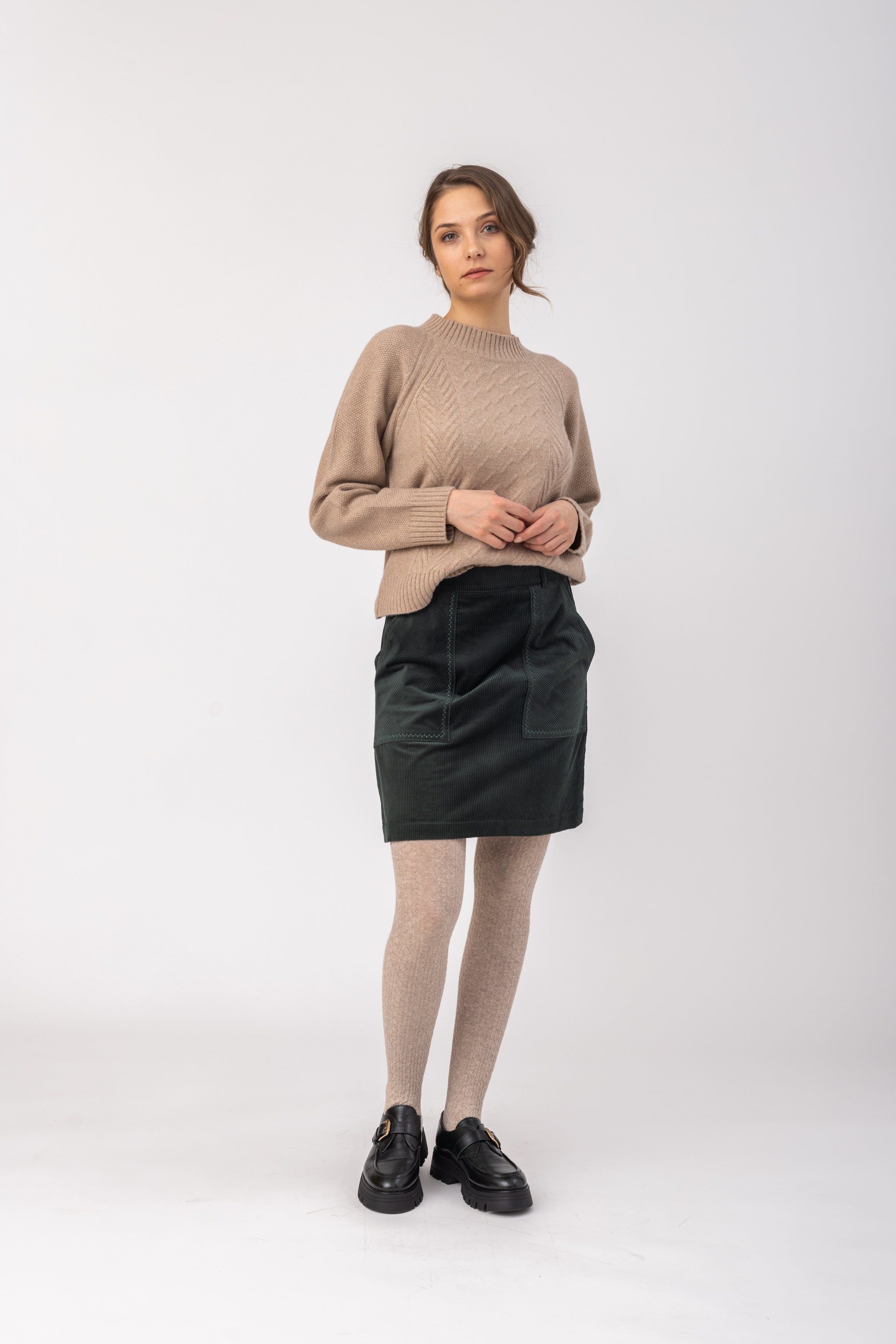 felicitas-rock-runa-damen-kurzer-cordrock image 1
