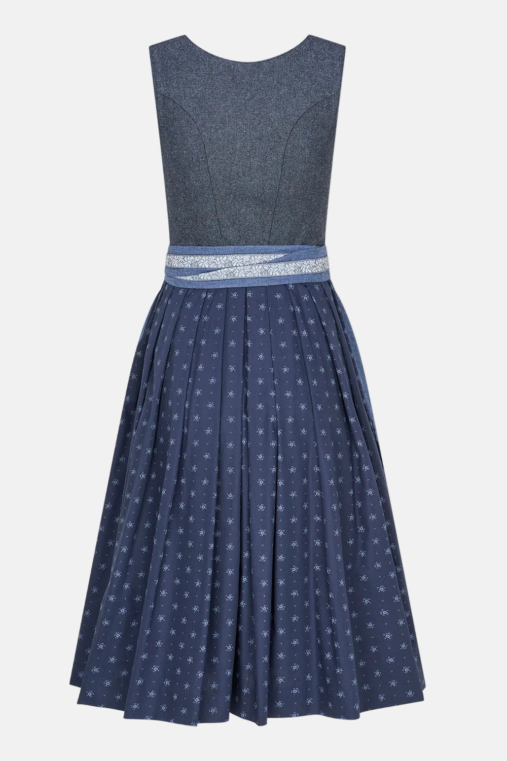 felicitas-damen-dirndl-dala-gerader-ausschnitt-70-cm-marine image 2
