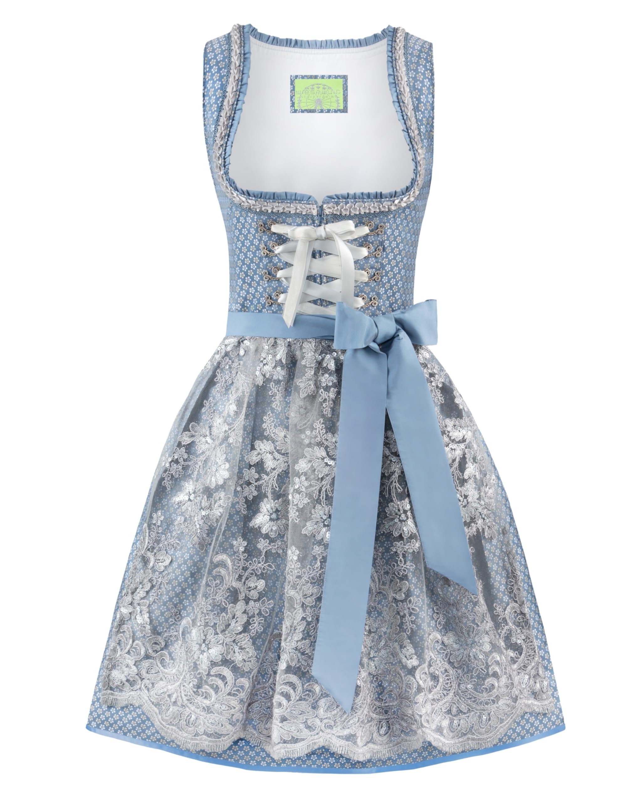 stockerpoint-dirndl-nivia-hellblau-midi-mit-spitzensch-rze image 1