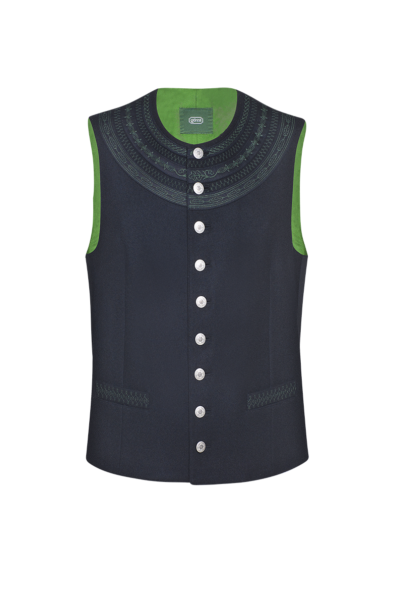 g-ssl-tiroler-gilet-herren-grau-schwarz-mit-stickerei image 1