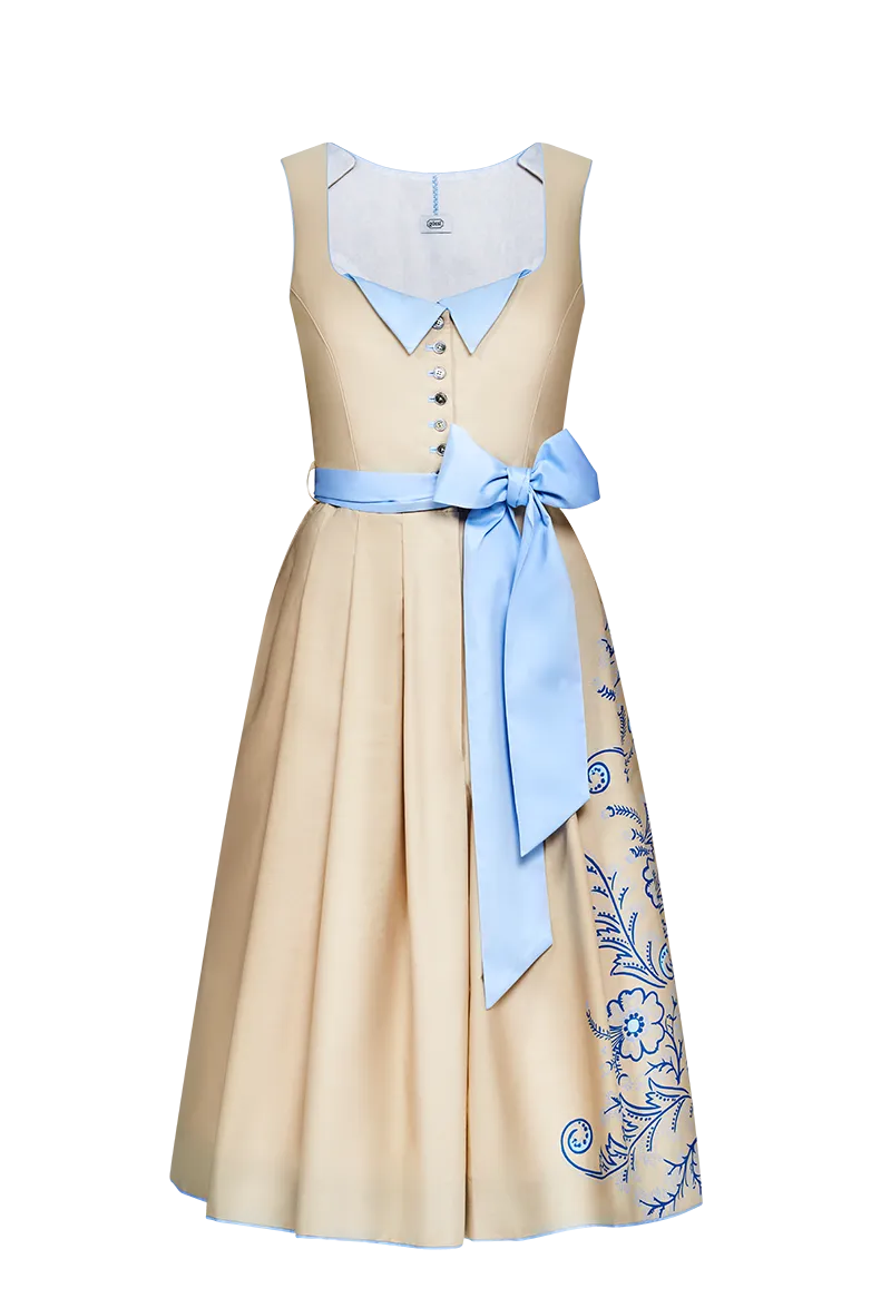 g-ssl-dirndl-kleid-damen-aus-baumwolle-mit-modelmuster-und-hexenstich image 1