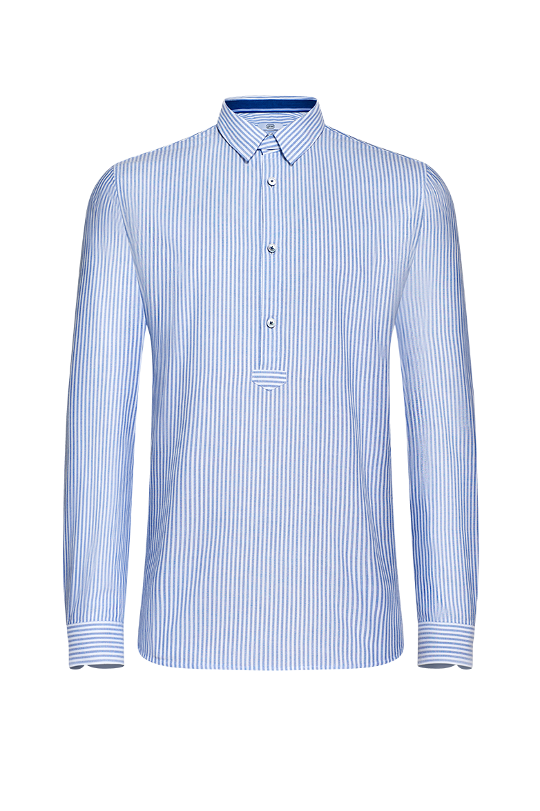 g-ssl-streifenpfoad-mit-spitzkragen-herren-hemd-blau image 1