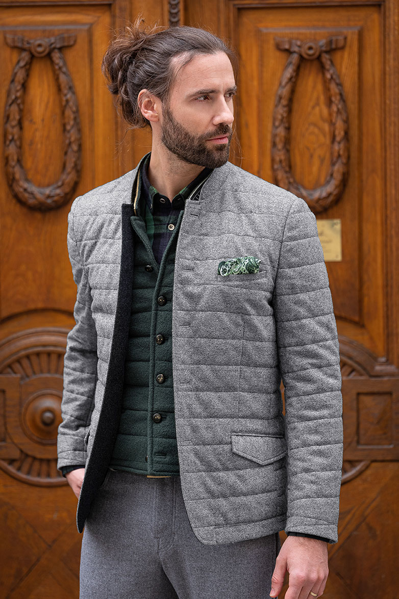 g-ssl-schladminger-steppjacke-herren-grau-schwarz-loden-seide image 7