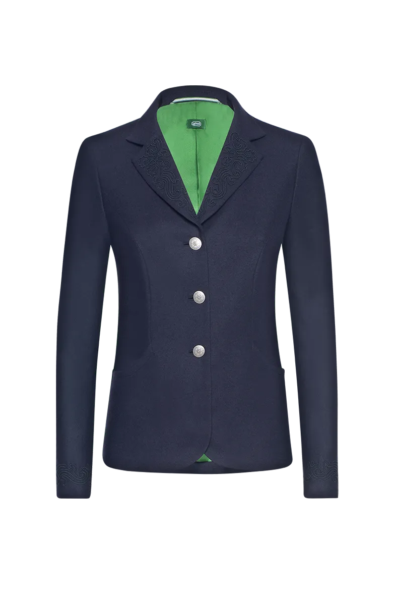 g-ssl-warm-ums-herz-strickjacke-damen-grau-schwarz image 1
