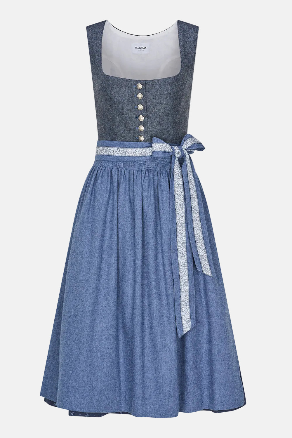 felicitas-damen-dirndl-dala-gerader-ausschnitt-70-cm-marine image 1