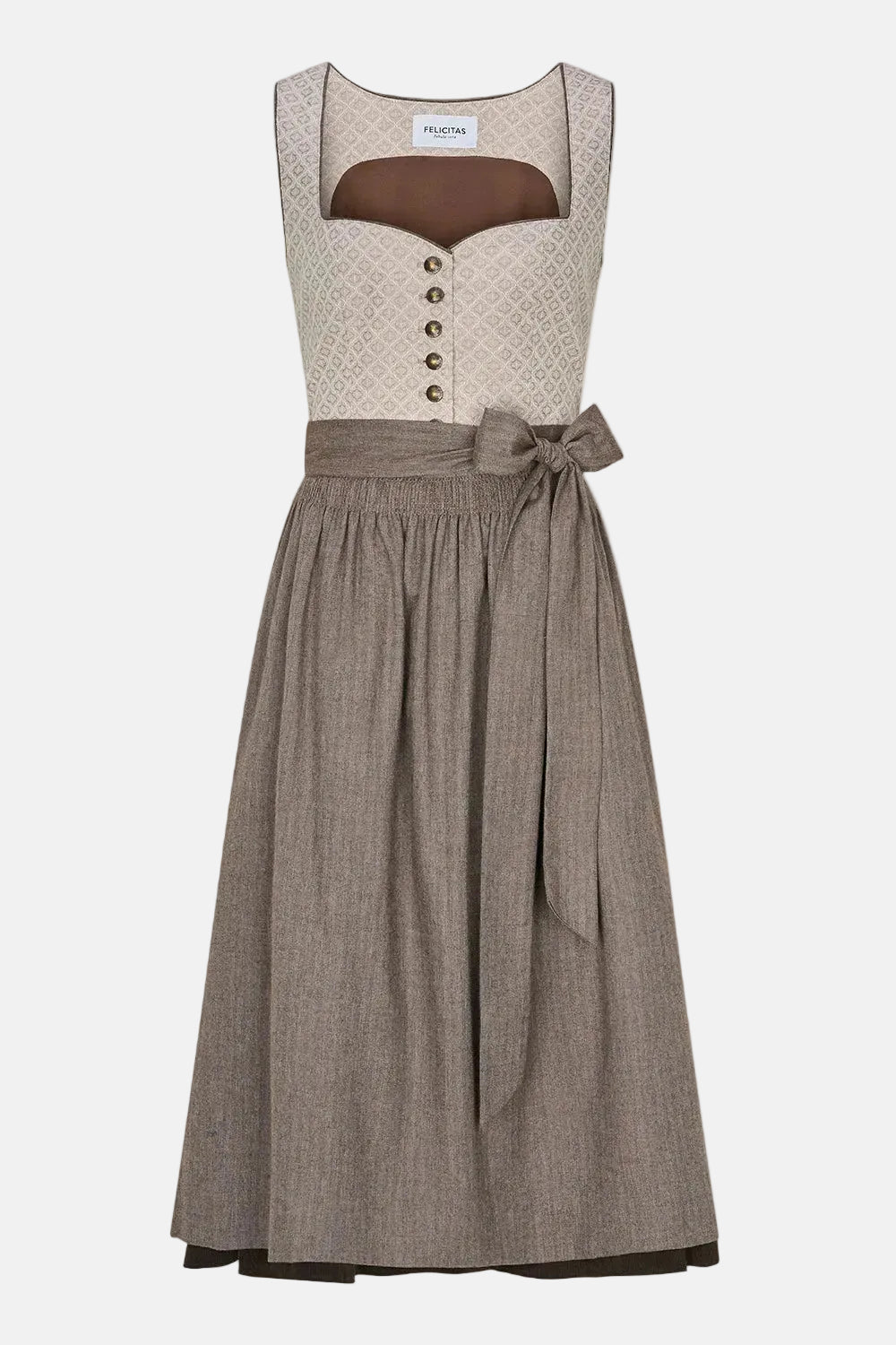 felicitas-damen-dirndl-dasha-70-cm-baumwoll-dirndl-mit-herzausschnitt image 1