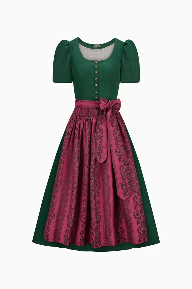 gottseidank-dirndl-margret-dirndl-mit-puffarm-und-faltenrock image 1