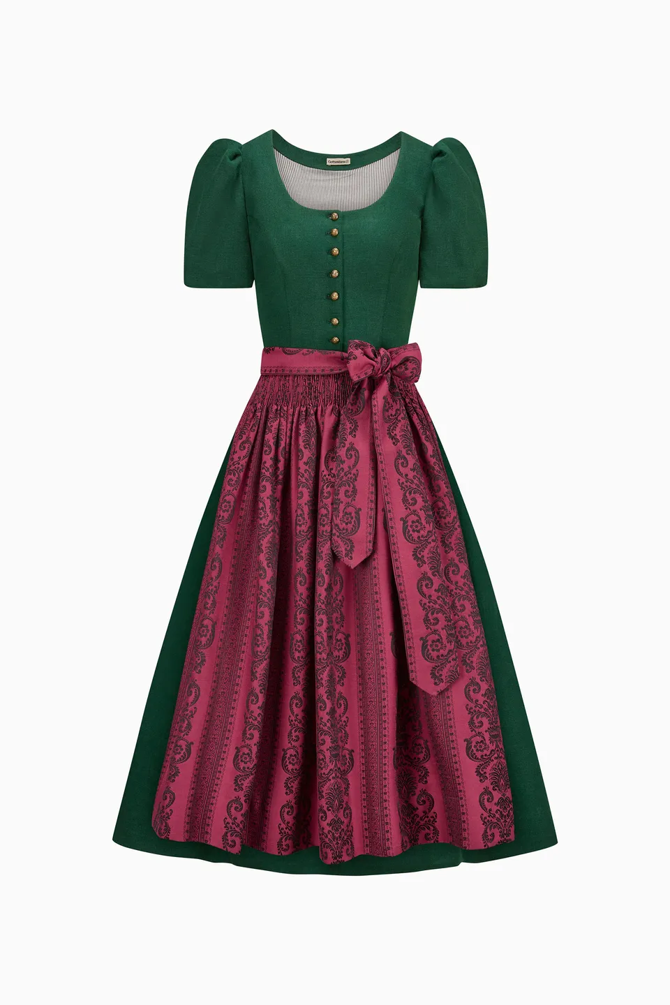 gottseidank-dirndl-margret-dirndl-mit-puffarm-und-faltenrock image 1