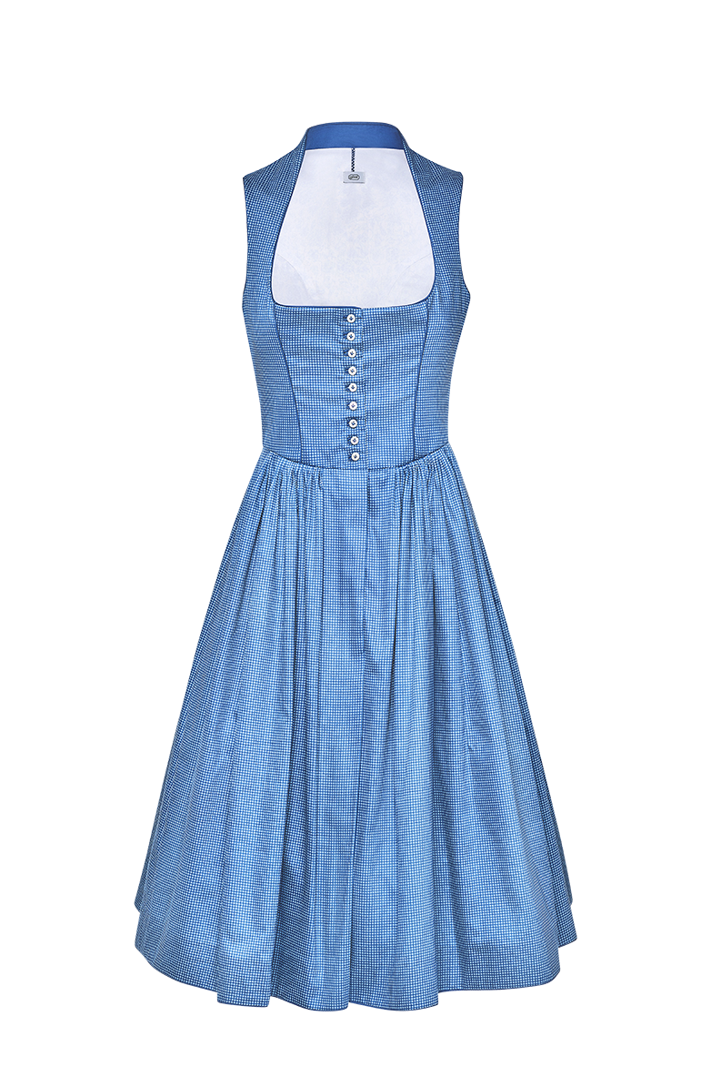g-ssl-auf-zum-tanz-karodirndl-blau-mit-schneewittchenkragen-70-cm image 1