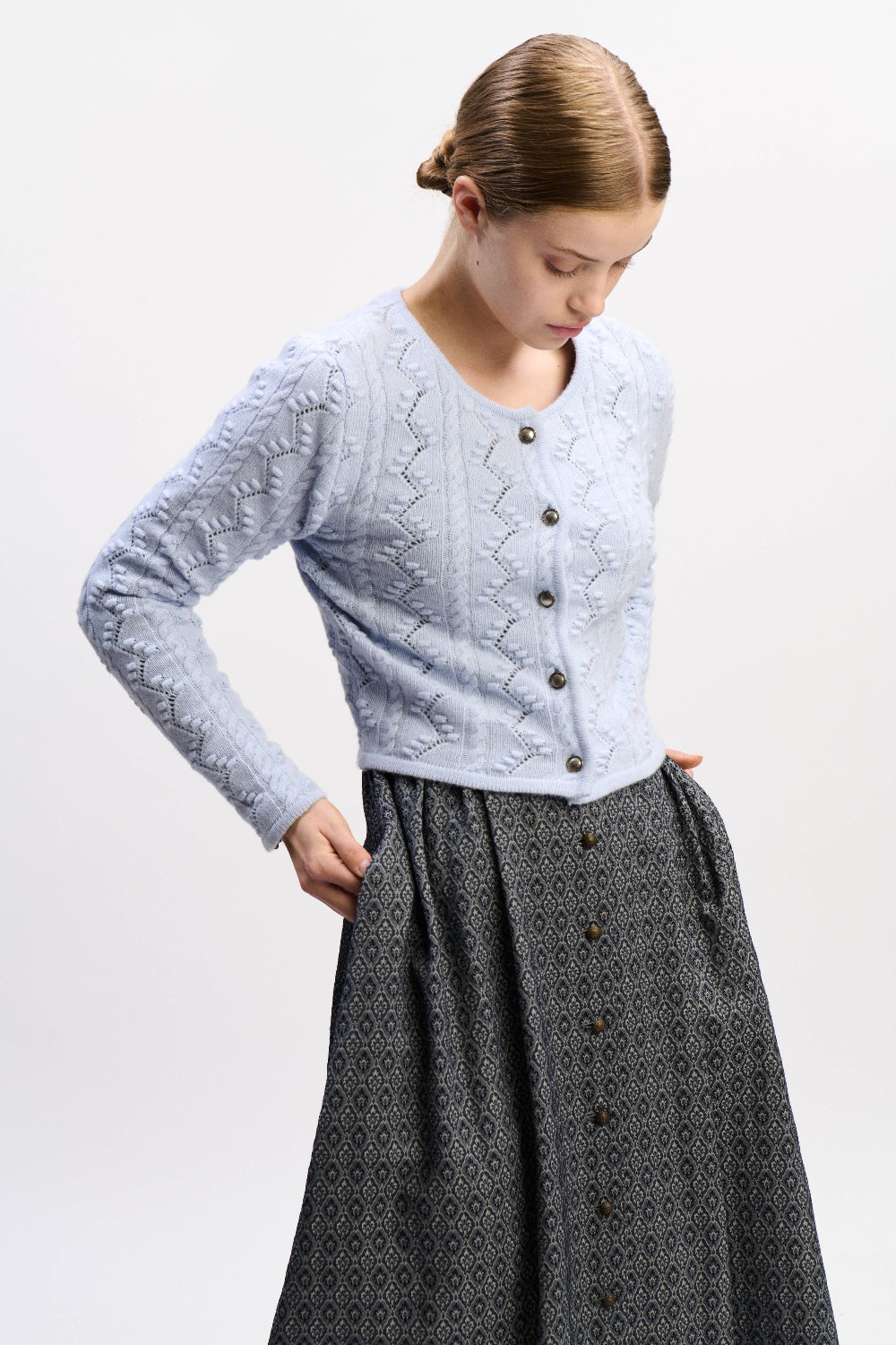 felicitas-strick-cardigan-carin-damen-wolle-kaschmir image 1