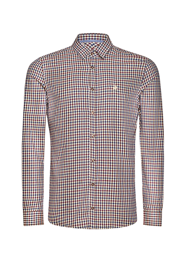 g-ssl-karo-hemd-herren-trachtenhemd-aus-baumwolle-natur-mit-gamsstickerei image 1