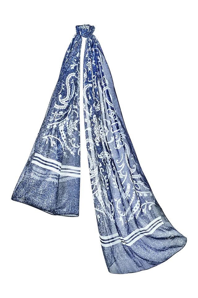 g-ssl-kontrastschal-herren-blau-baumwollschal-sommer image 1