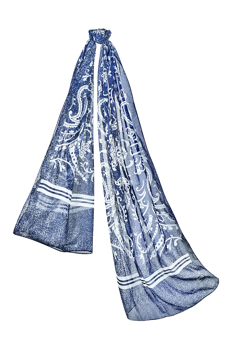 g-ssl-kontrastschal-herren-blau-baumwollschal-sommer image 1