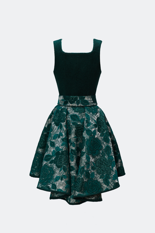 traumtrachten-designerdirndl-zita-mit-tweedmieder-in-gr-n image 2