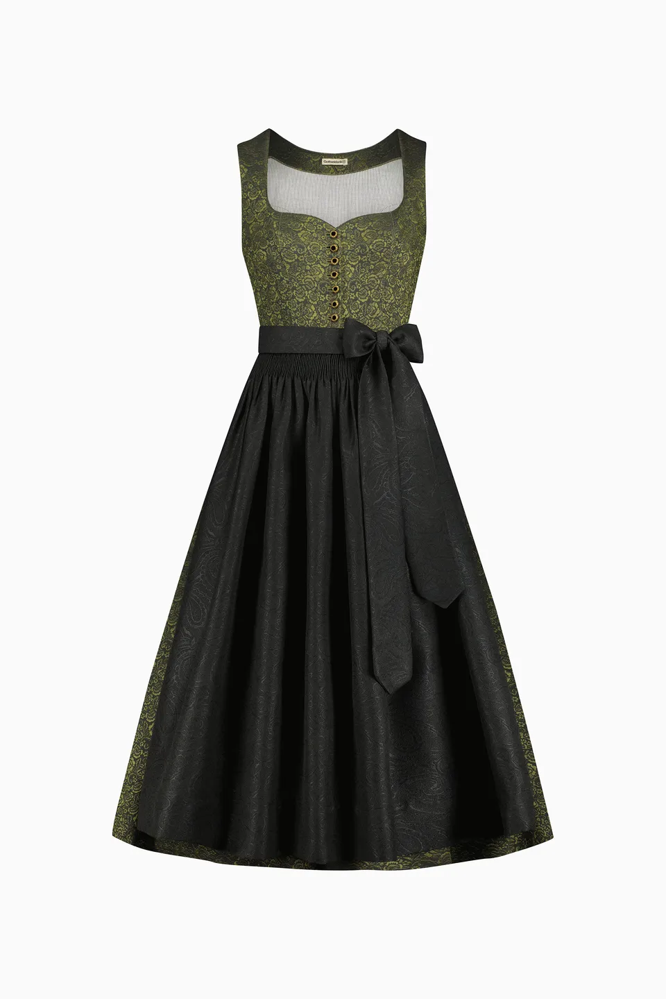 gottseidank-dirndl-hedi-mit-faltenrock-und-augenknopfloch image 1