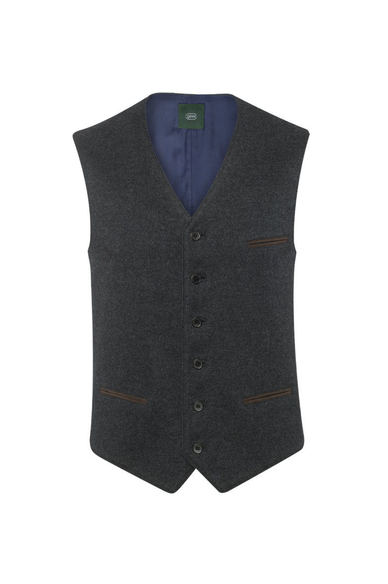 g-ssl-mannsbild-herren-gilet-schurwolle-grau-schwarz-seidenfutter image 1