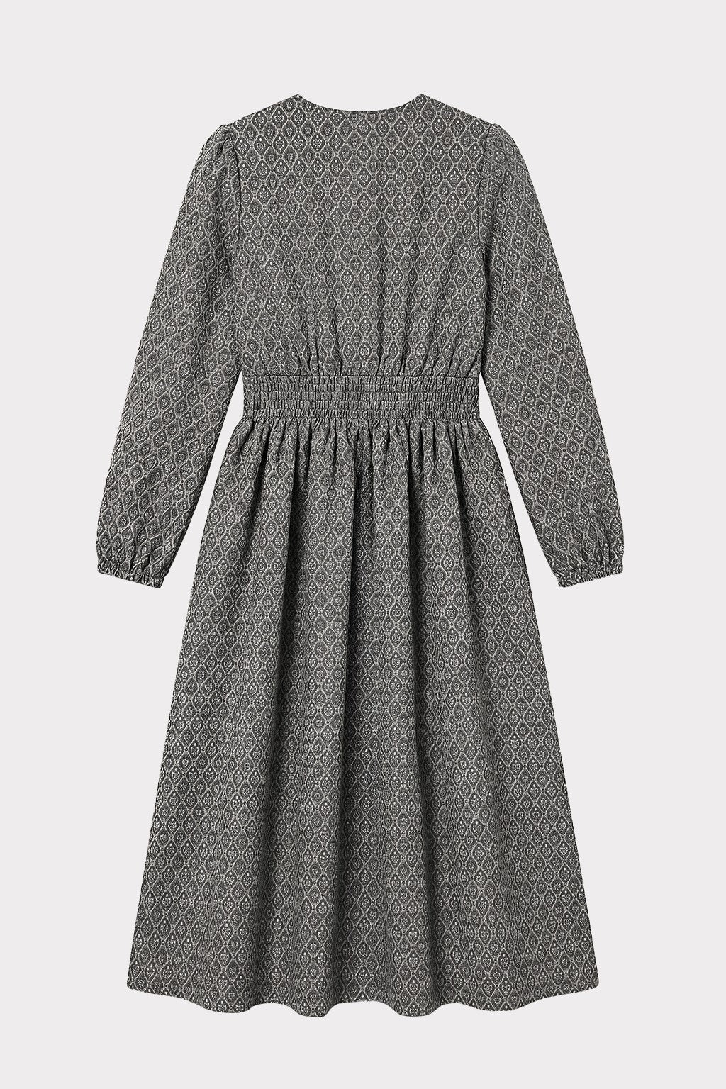 felicitas-damen-kleid-karlinda-jacquardkleid-mit-v-ausschnitt image 5