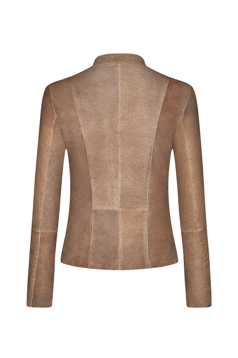 g-ssl-gesmokte-lederjacke-damen-trachten-lederjacke-braun-aus-lammleder image 2