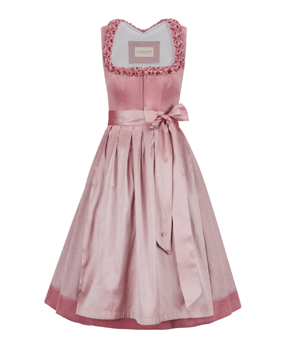 alpenherz-dirndl-rosalie-ros-samt-dirndl image 1