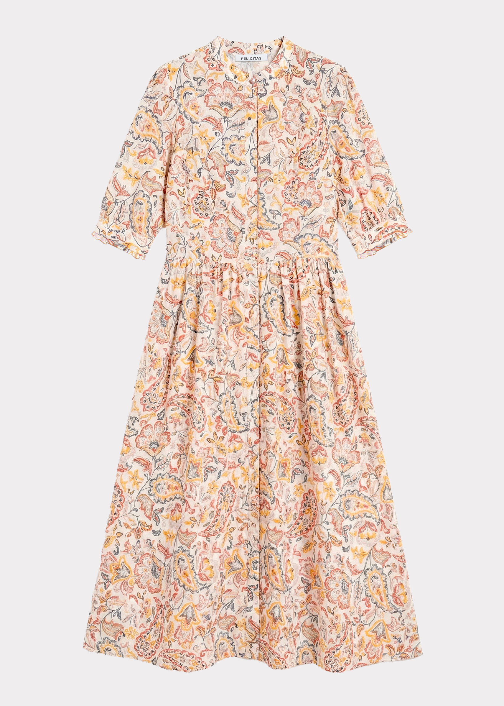 felicitas-damen-kleid-kordelia-leinen-viskose-stehkragen image 5