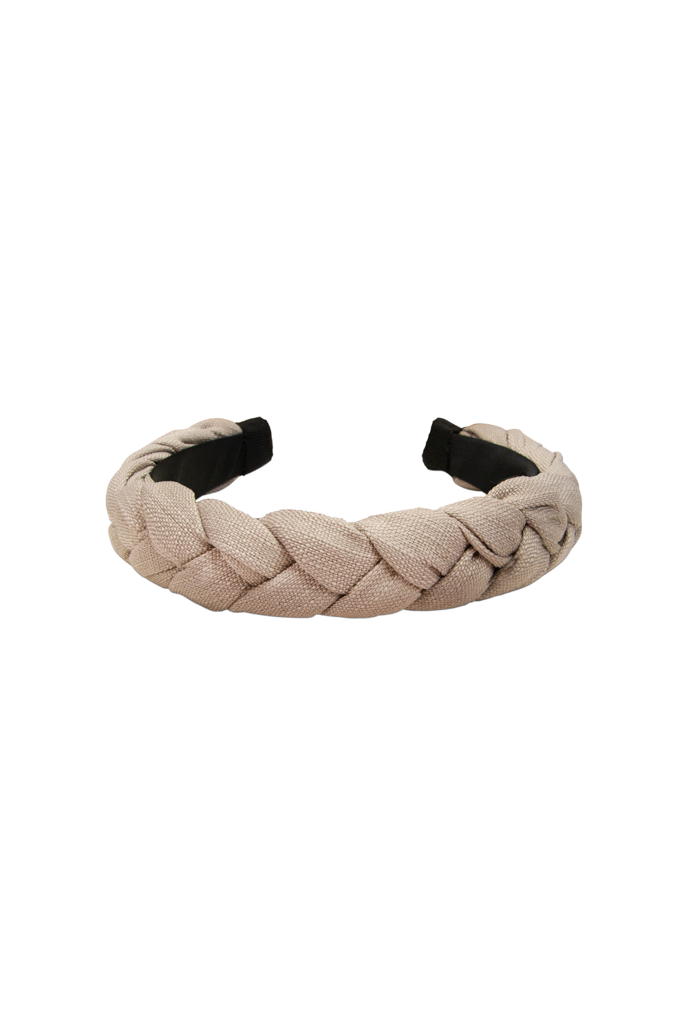 alpenherz-haarreif-leinenoptik-beige-damen-accessoire image 2