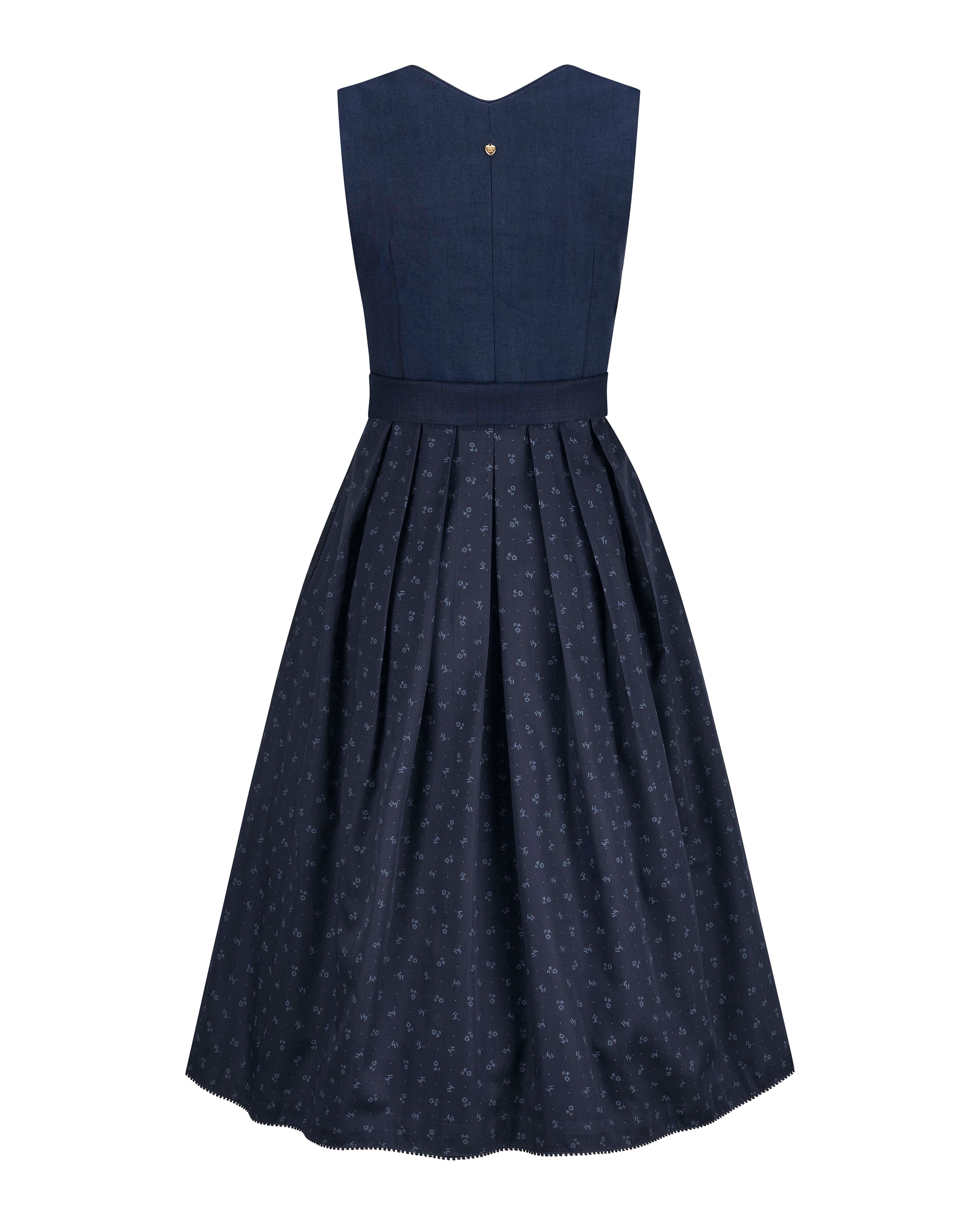 alpenherz-dirndl-marie-twin-mit-fl-gel-puffarm-leinen-dirndl-dunkelblau image 7