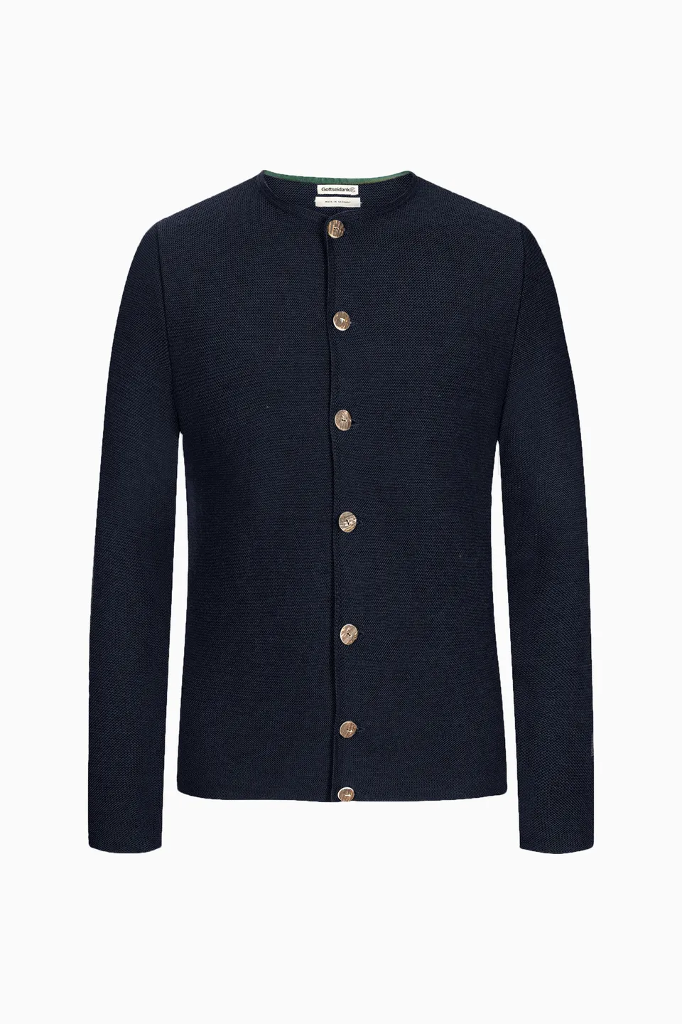 gottseidank-herrenstrickjacke-aloisius-uni-hirschhornkn-pfe image 1