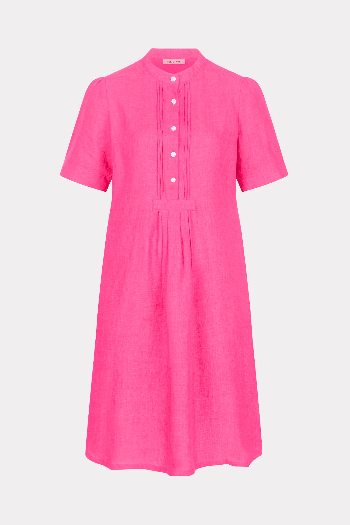 felicitas-damen-kleid-kleo-blusenkleid-aus-leinen-mit-stehkragen image 1