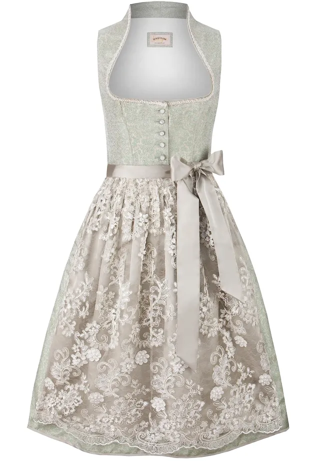 stockerpoint-jane-damen-dirndl-salbei-jacquard-schalkragen image 1