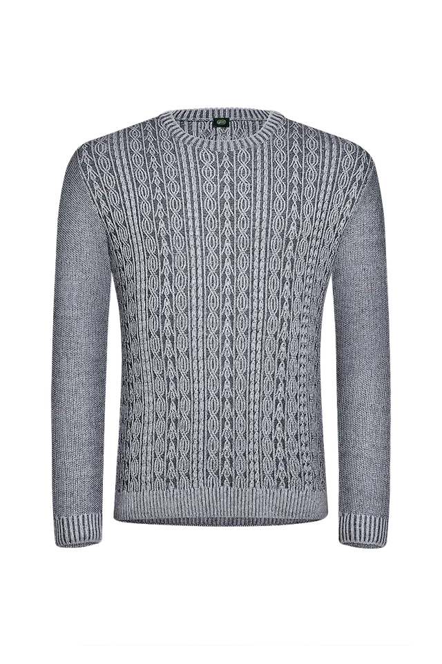 g-ssl-strickpullover-schurwolle-model-grau-schwarz-herren image 1