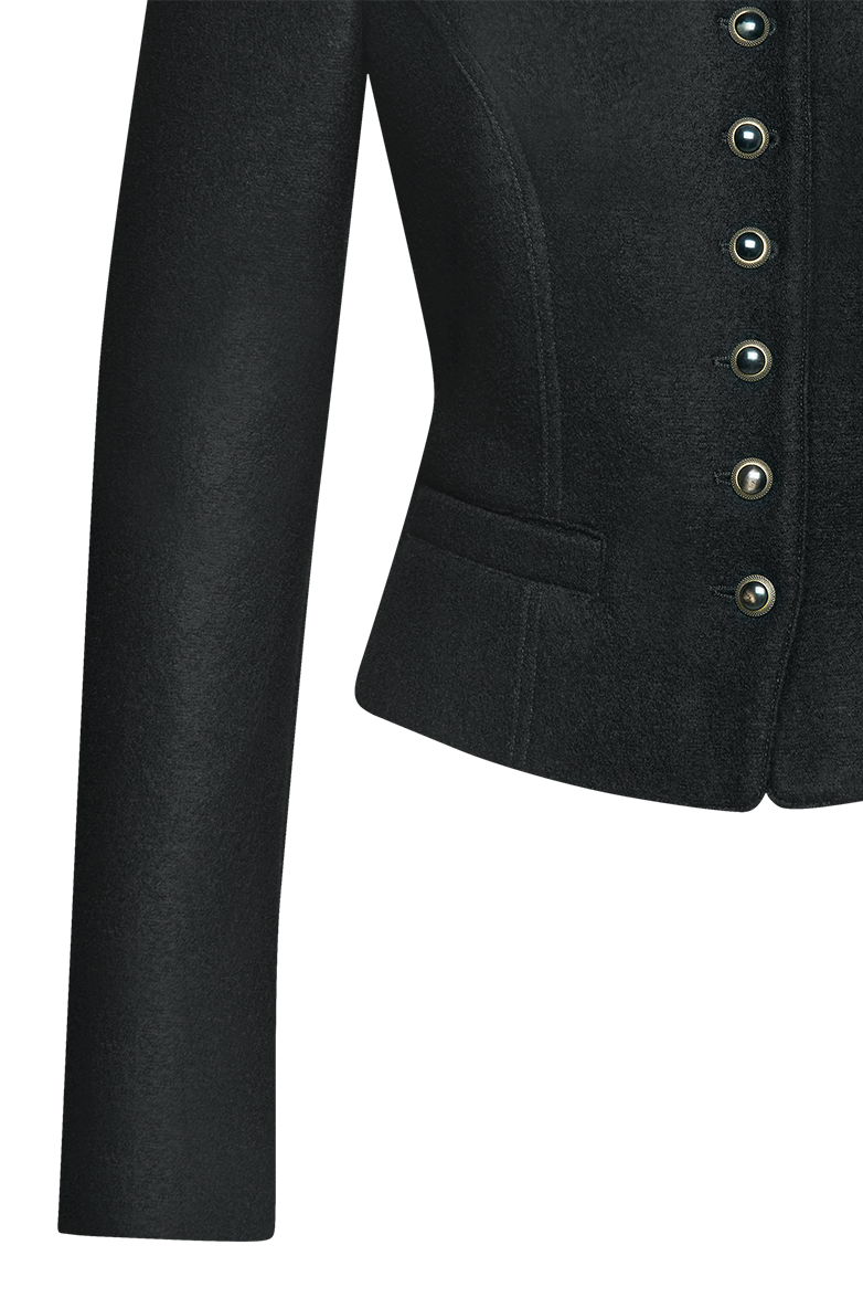 g-ssl-taillierte-dirndljacke-damen-walk-grau-schwarz image 4