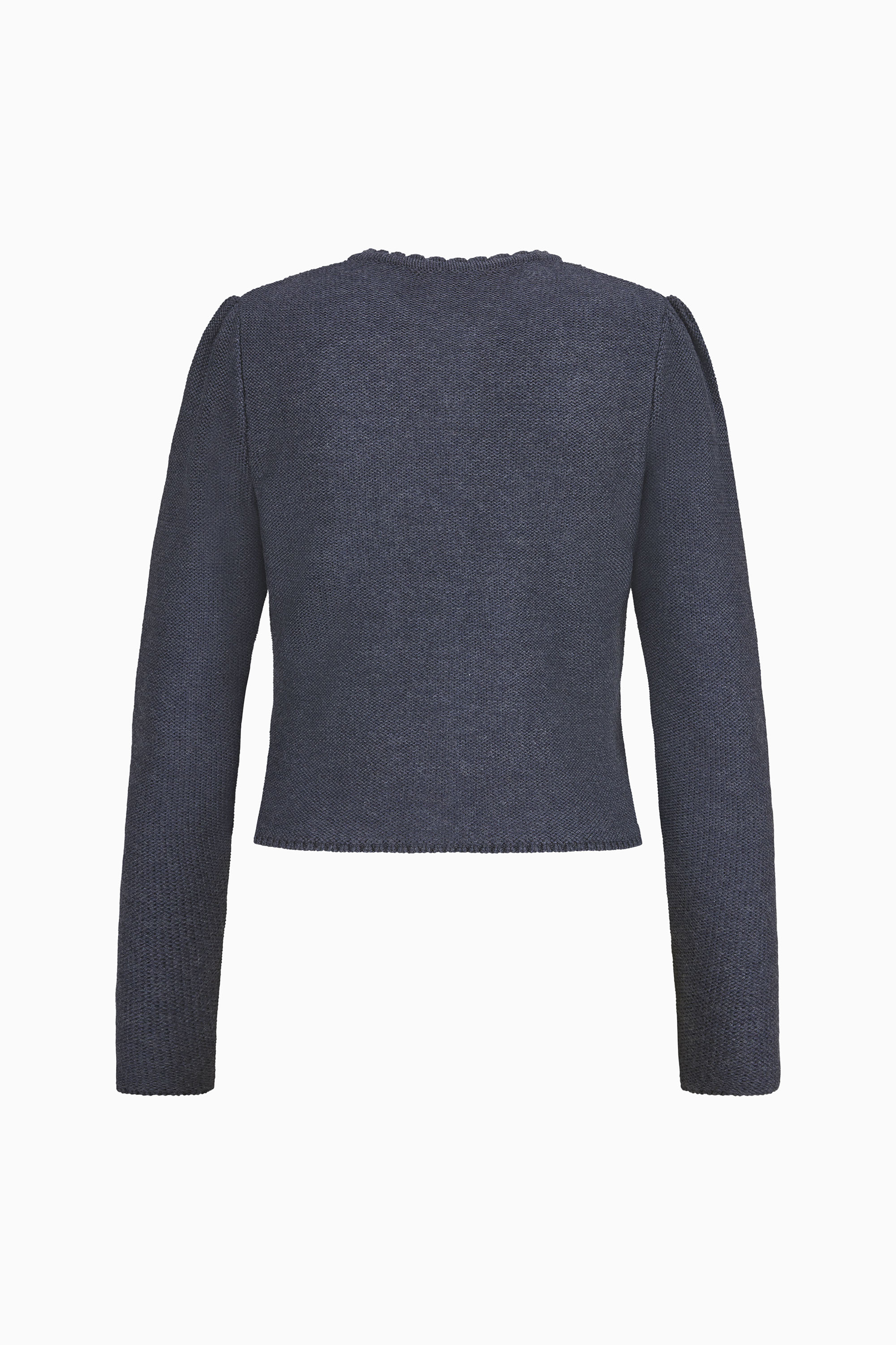 gottseidank-damenstrickjacke-mirl-stehkragen-mit-puffarm-3 image 2