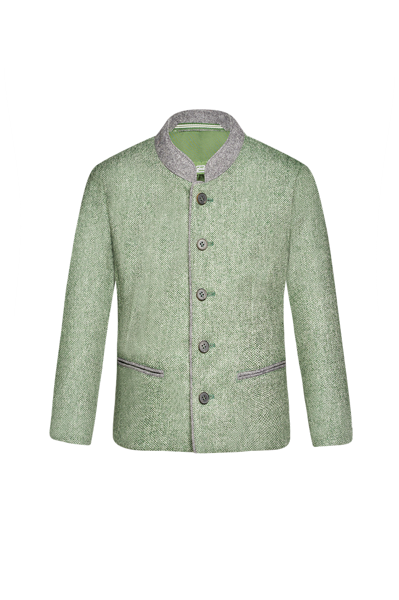 g-ssl-melange-jacke-f-r-buben-gr-n-schurwolle image 1