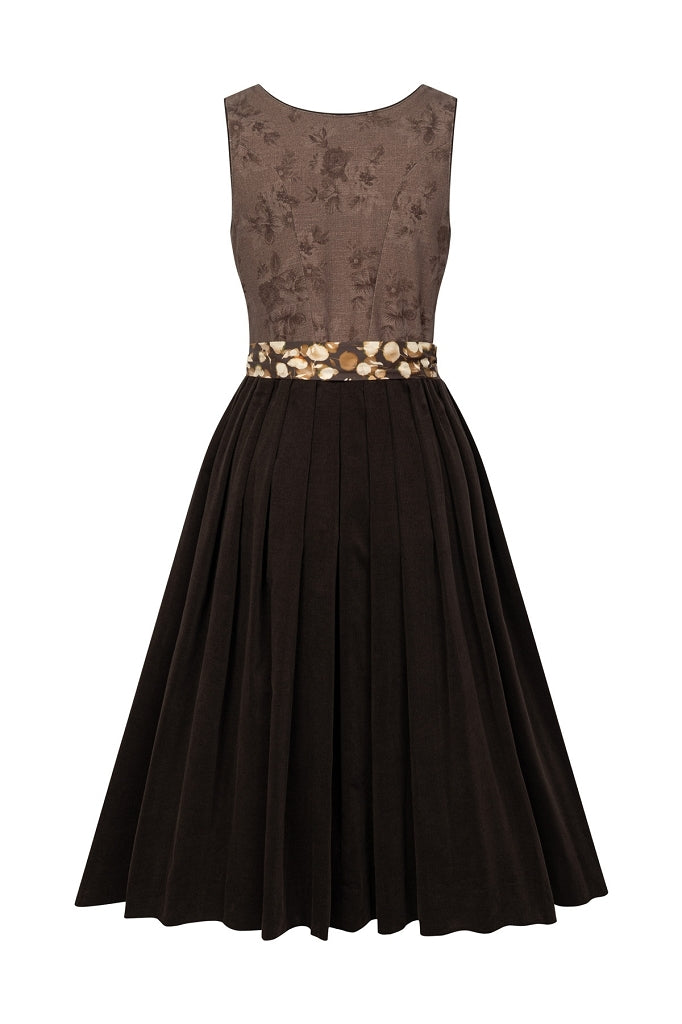 felicitas-damen-dirndl-deliah-mit-print-mieder-mit-floral-print-und-cord-rock image 7