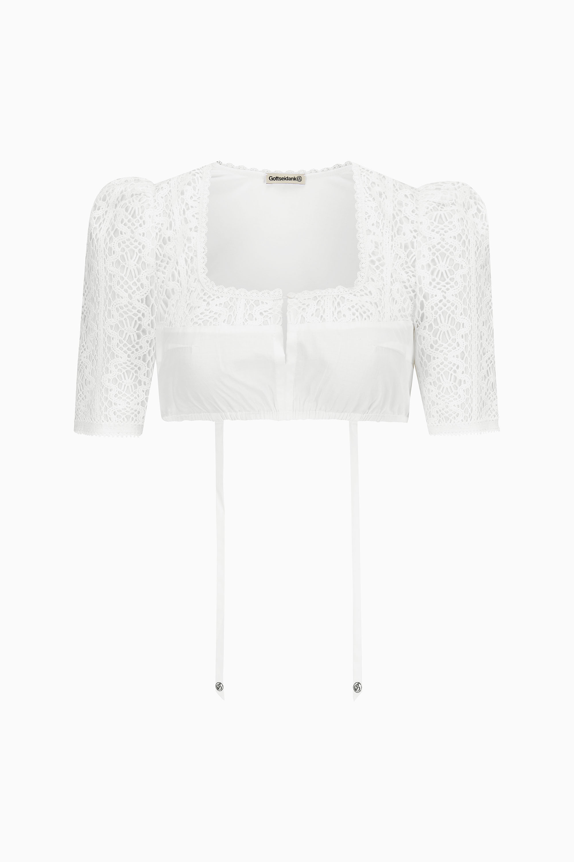 gottseidank-dirndlbluse-ava-mit-puff-rmel-und-rundem-ausschnitt image 1