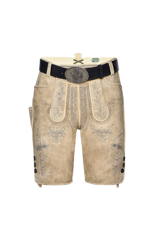 g-ssl-7-nahtige-lederhose-herren-reich-bestickte-hirschlederhose-hell-mit-s-ckle image 1