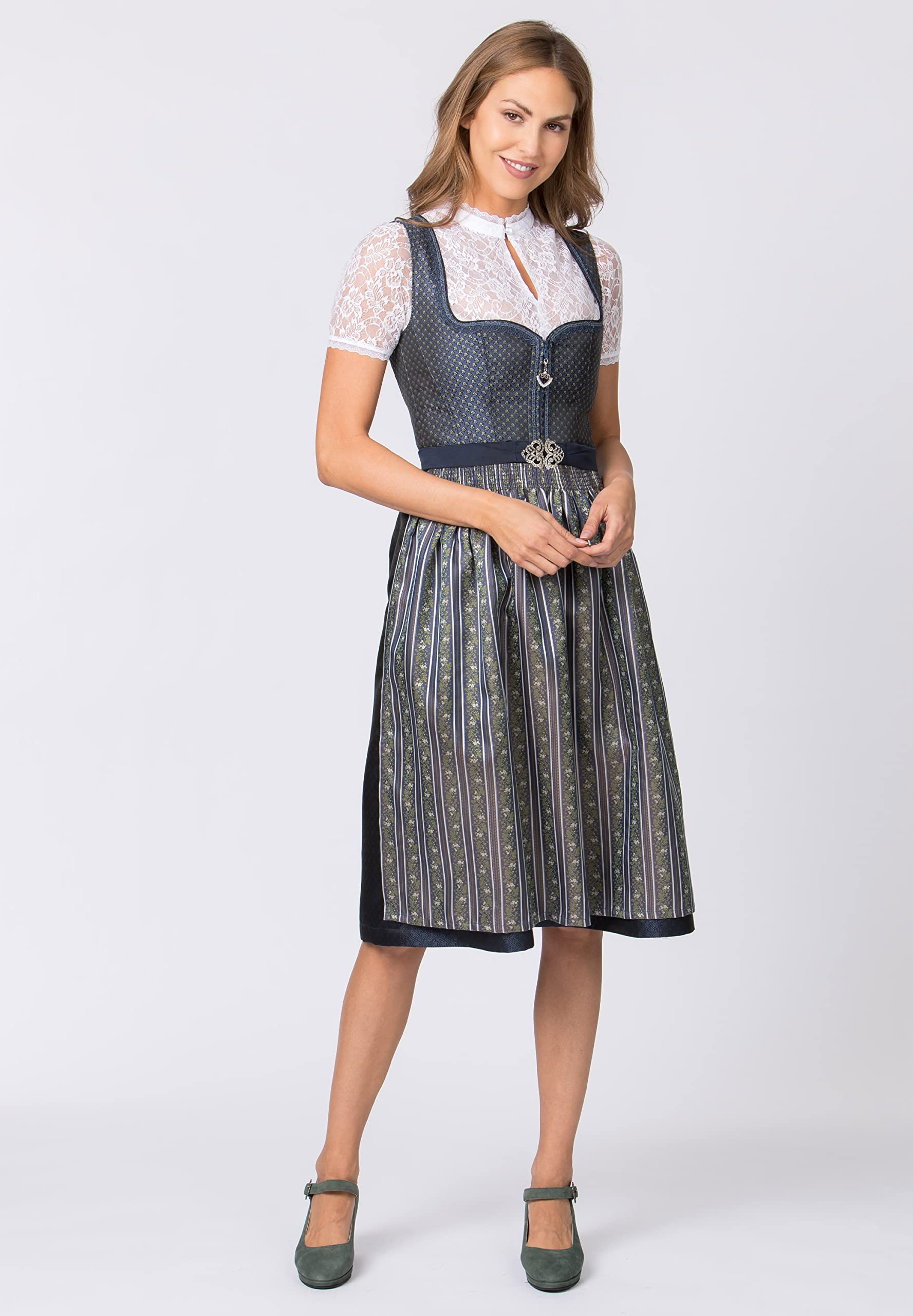 stockerpoint-dirndl-mallaury-damen-blau-jacquard image 2