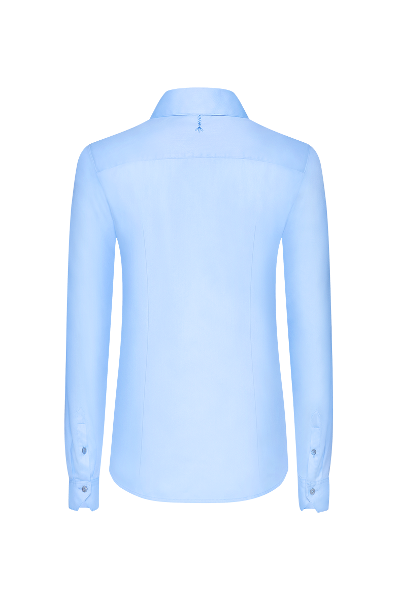 g-ssl-hemdbluse-baumwollsatin-blau-gamserl-stick image 2
