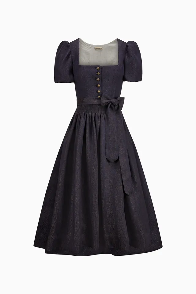 gottseidank-dirndl-laura-dirndl-mit-geradem-ausschnitt-und-kurzem-puffarm-3 image 1