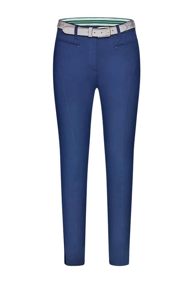 g-ssl-stiefelhose-elastische-baumwolle-samtstreifen-blau image 1
