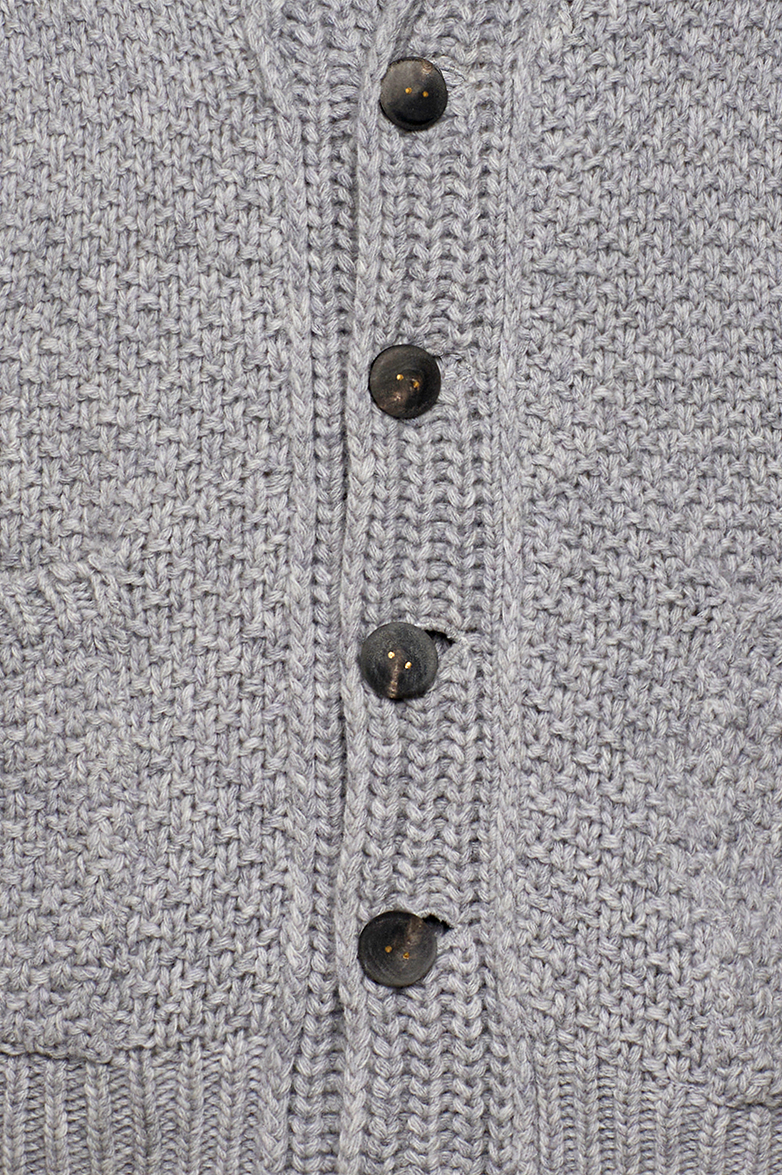 g-ssl-strickjacke-mit-schalkragen-merinowolle-grau-schwarz image 4