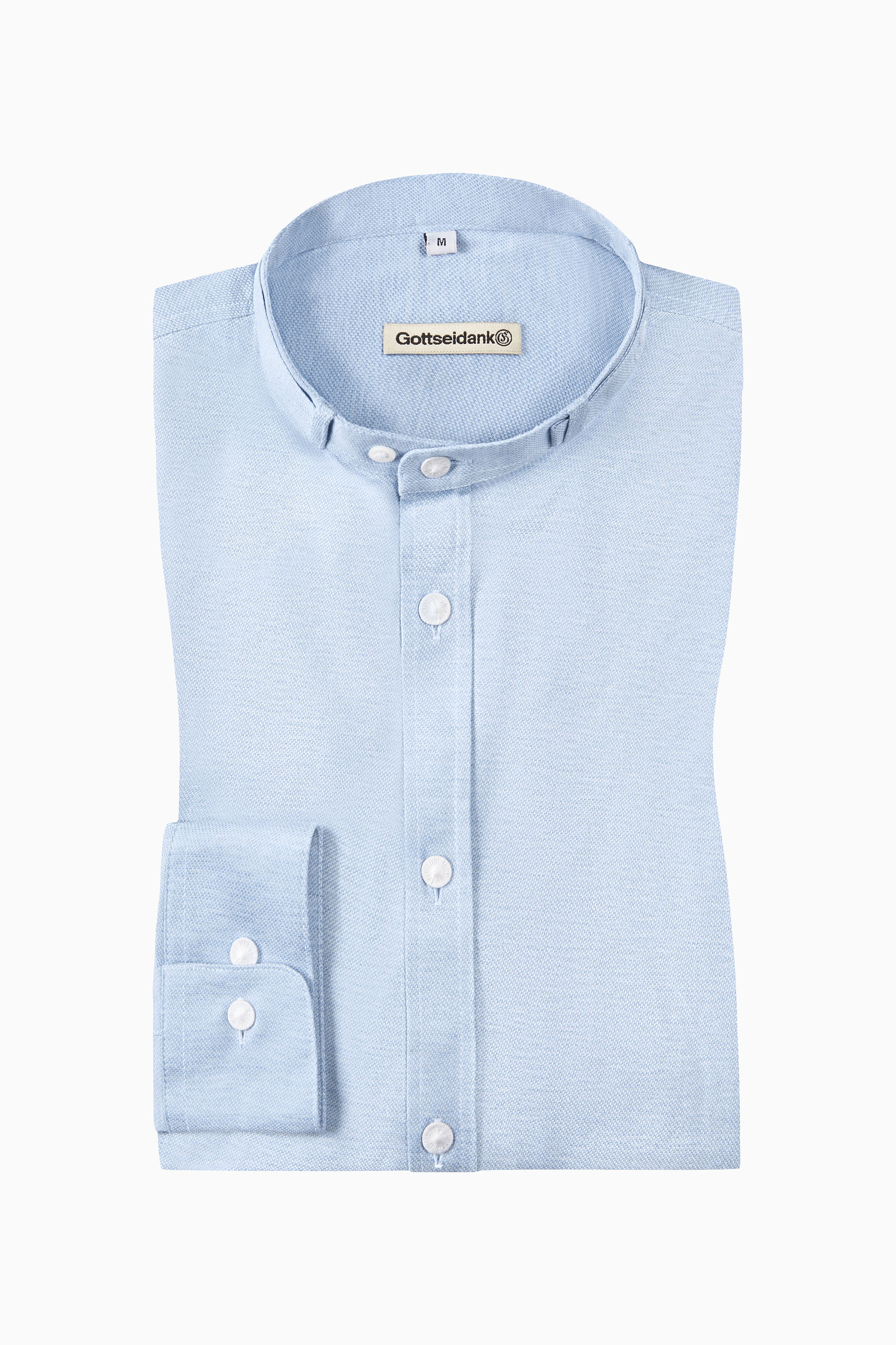 gottseidank-herrenhemd-lenz-stehkragenhemd-in-jersey-stretch-qualit-t image 1