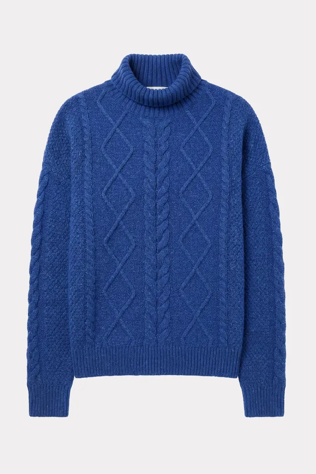 felicitas-damen-pullover-perlita-woll-kaschmir-rollkragen-zopfstrick image 1
