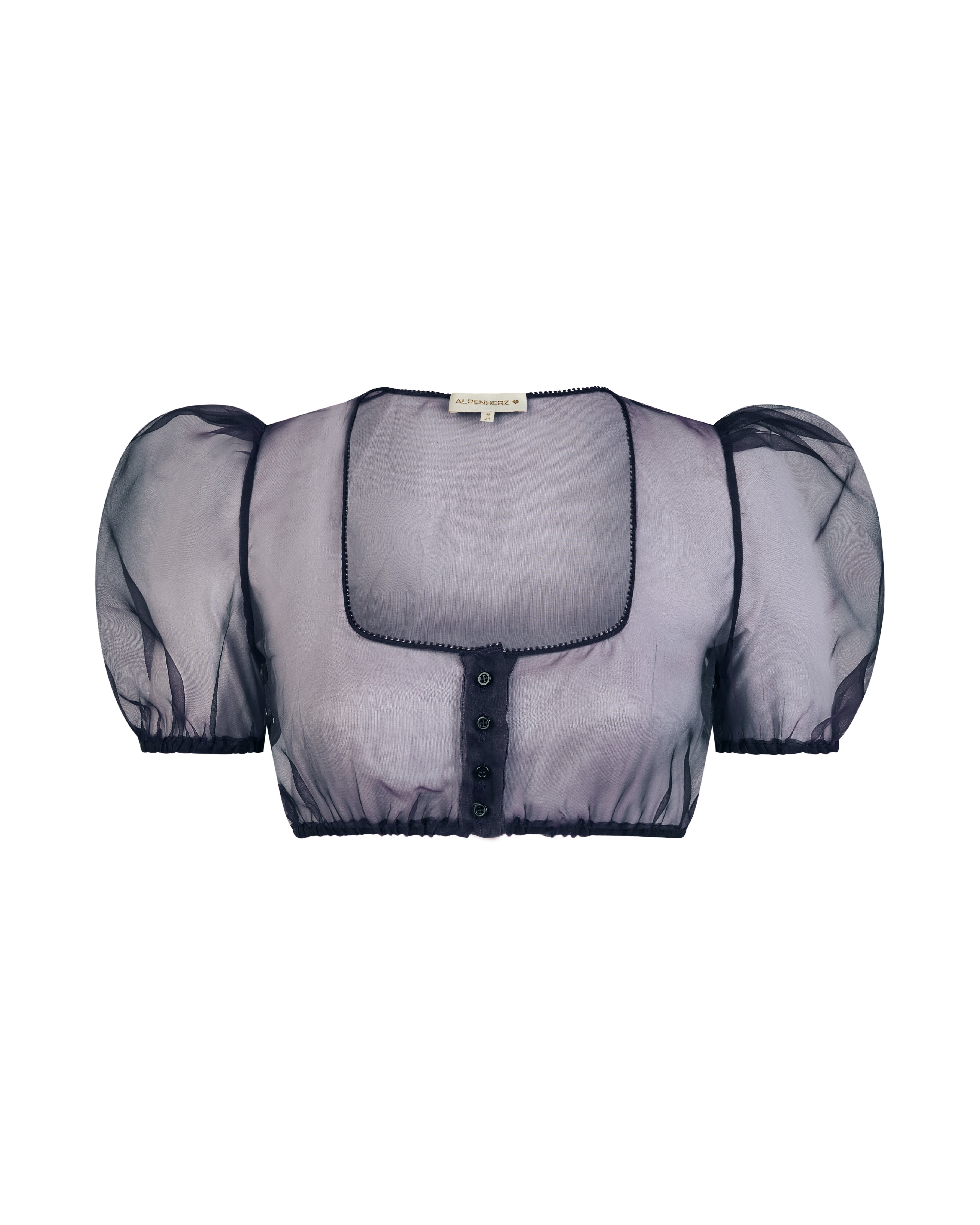 alpenherz-bluse-sarah-chiffon-mini-puff-dunkelblau image 2