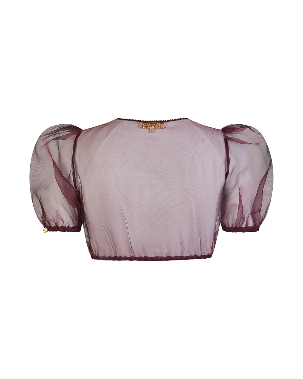 alpenherz-bluse-sarah-chiffon-mini-puff-dunkelrot-damen image 2
