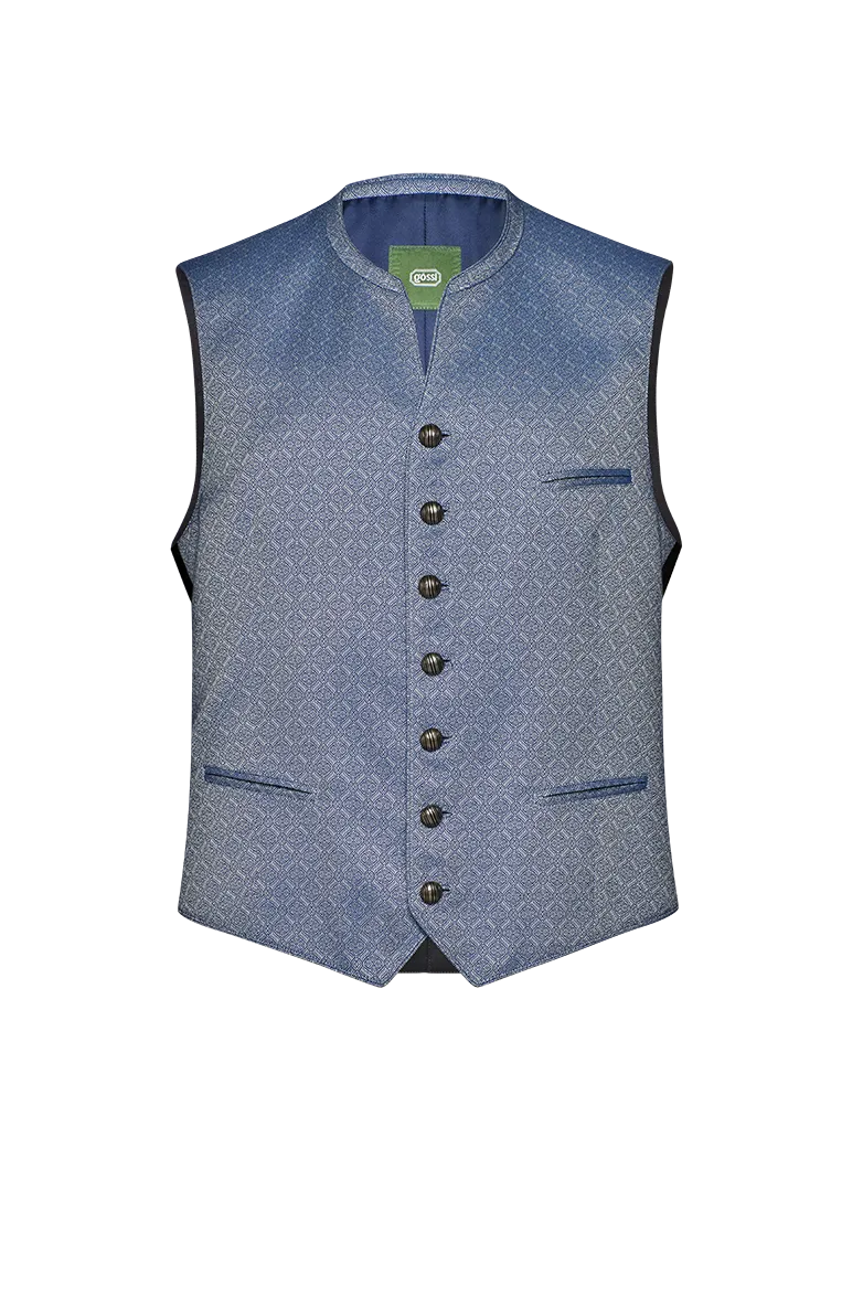 g-ssl-jacquard-gilet-stehkragen-blaugrau image 1